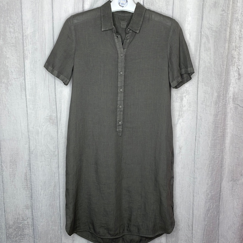 120% Lino shirt dress.​​